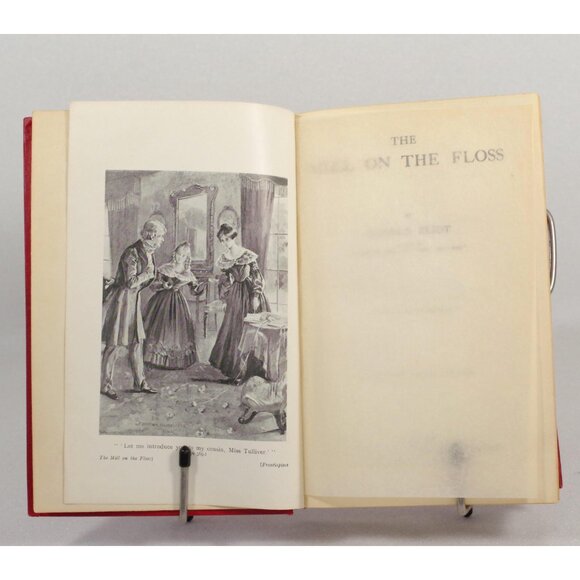 Red Antique Book, The Mill on the Floss by George Eliot, Ward Lock & Co Ltd., - Picture 4 of 6